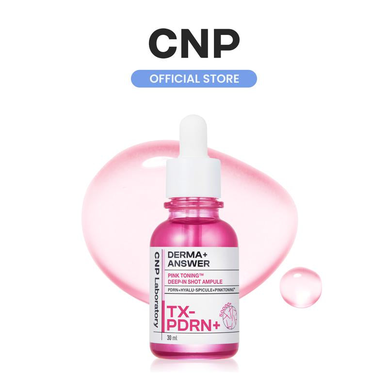 Pink Toning Serum (PDRN + Tranexamic Acid + Niacinamide + Hyaluronic Acid Micro-Needles) - for Dark Spots, Hyperpigmentation, Pores, Uneven Tone, Dull Tone, Redness, Brightening, Firming, Hydrating, Microneedling