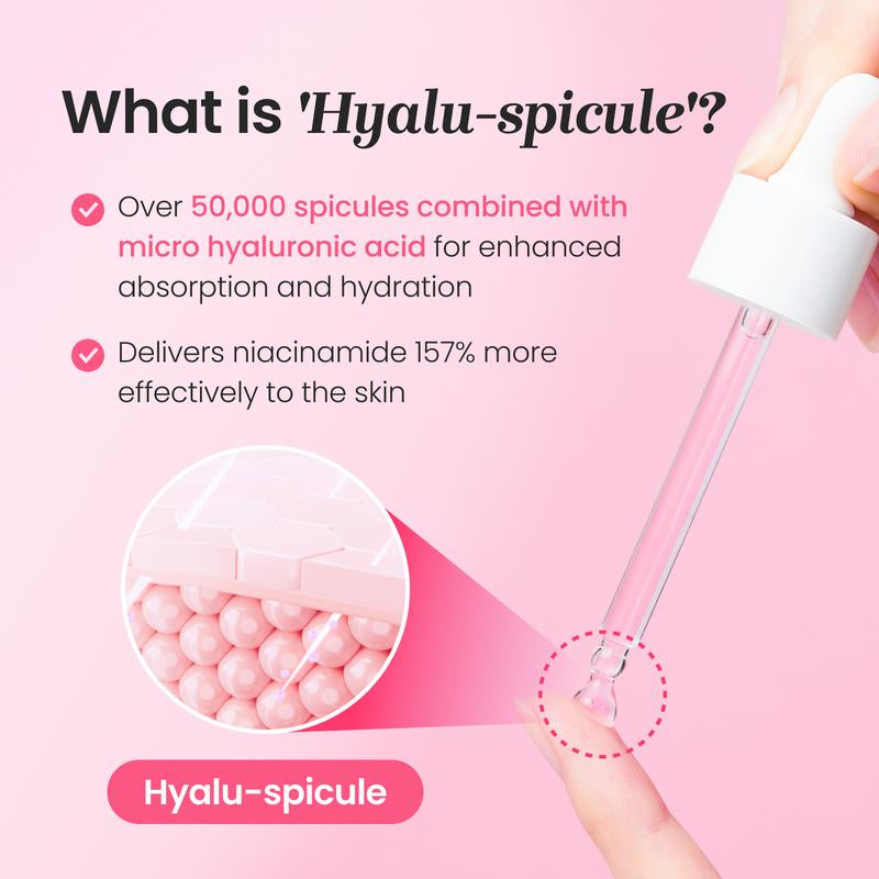 Pink Toning Serum (PDRN + Tranexamic Acid + Niacinamide + Hyaluronic Acid Micro-Needles) - for Dark Spots, Hyperpigmentation, Pores, Uneven Tone, Dull Tone, Redness, Brightening, Firming, Hydrating, Microneedling